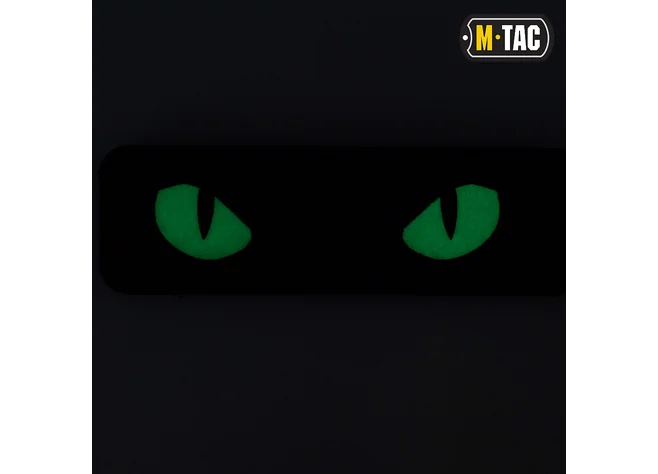 Нашивка M-Tac Cat Eyes Laser Cut Coyote/GID Фото 2